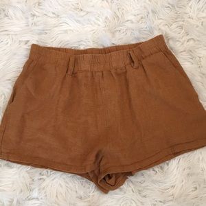 Burnt orange shorts